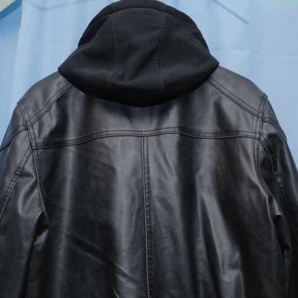 Black Guess Jacket with Removable Hood - Picture 5 of 5